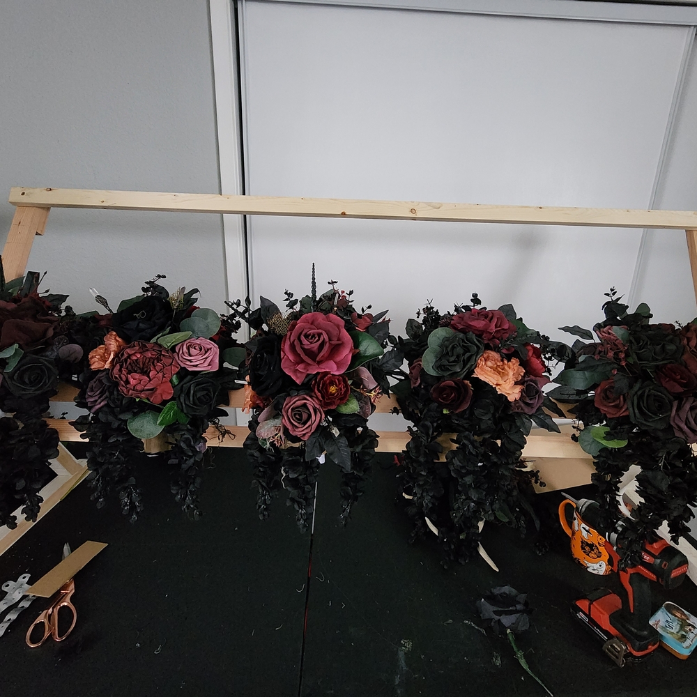 2 Boxes of Fake Flowers